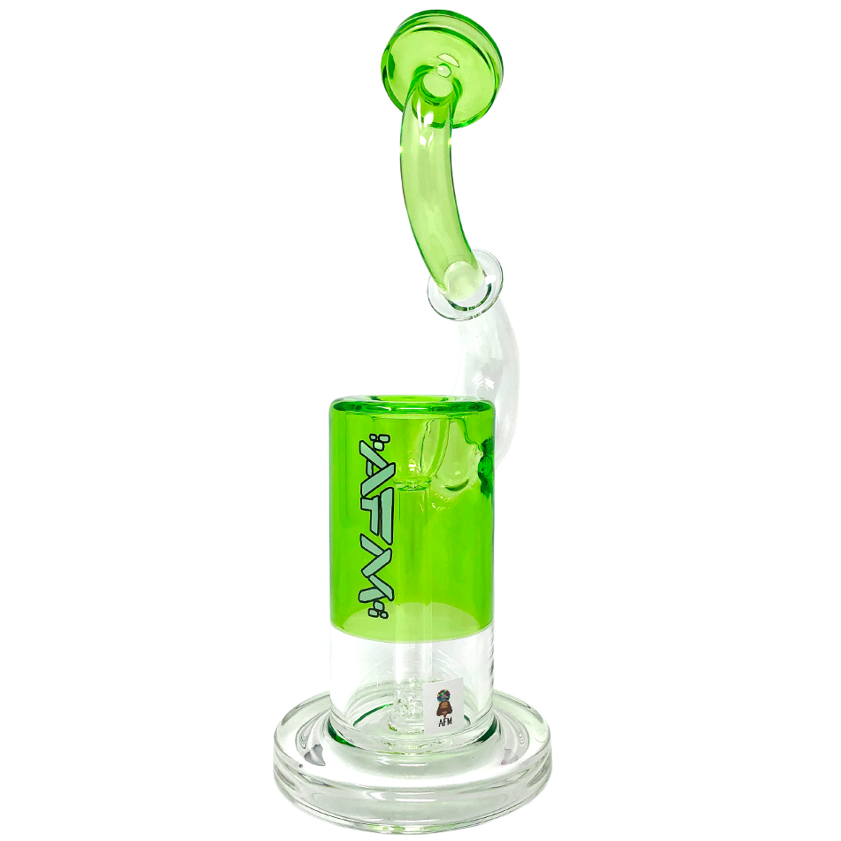 9.5" AFM Microscope Colored Borosilicate Glass Bubbler | AFM Smoke