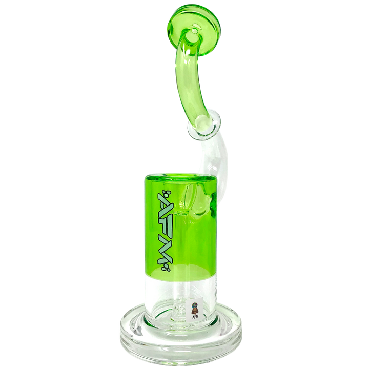9.5" AFM Microscope Colored Borosilicate Glass Bubbler | AFM Smoke