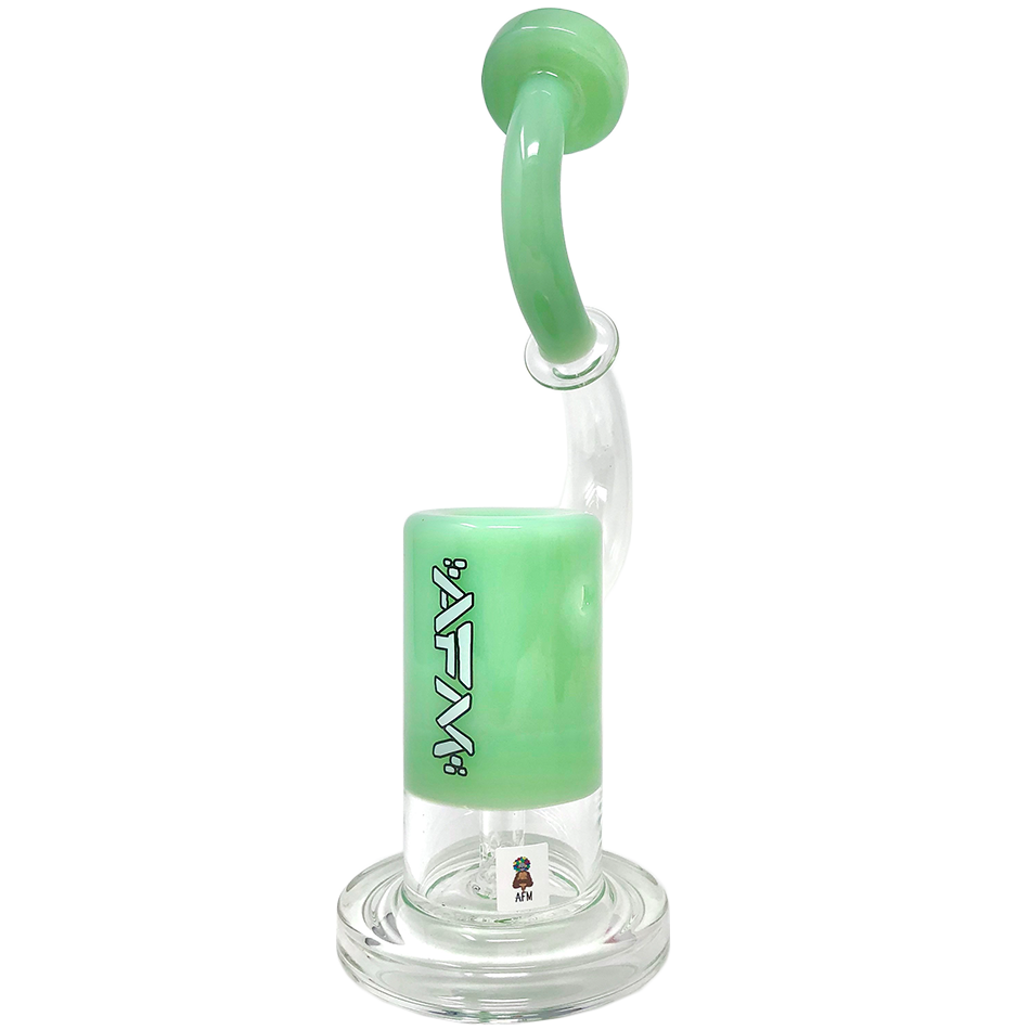 9.5" AFM Microscope Colored Borosilicate Glass Bubbler | AFM Smoke