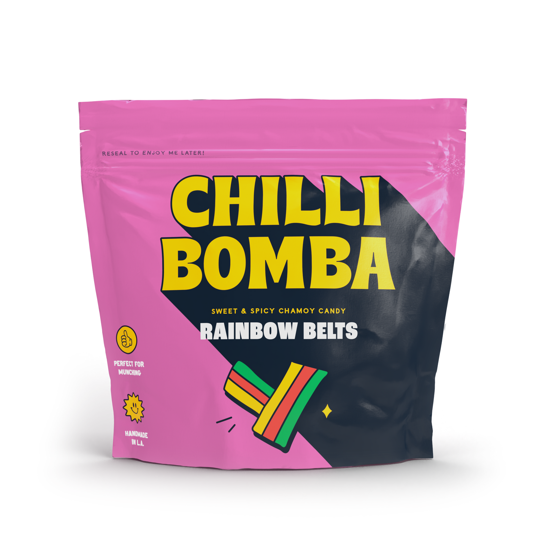 Chilli Bomba Rainbow Belts Chamoy Candy- 8oz