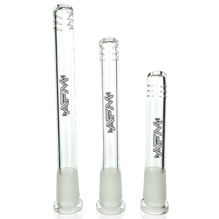 AFM Clear Glass Downstem – 14 mm Diffused Downstem (3″, 4″ &amp; 5″ Options)