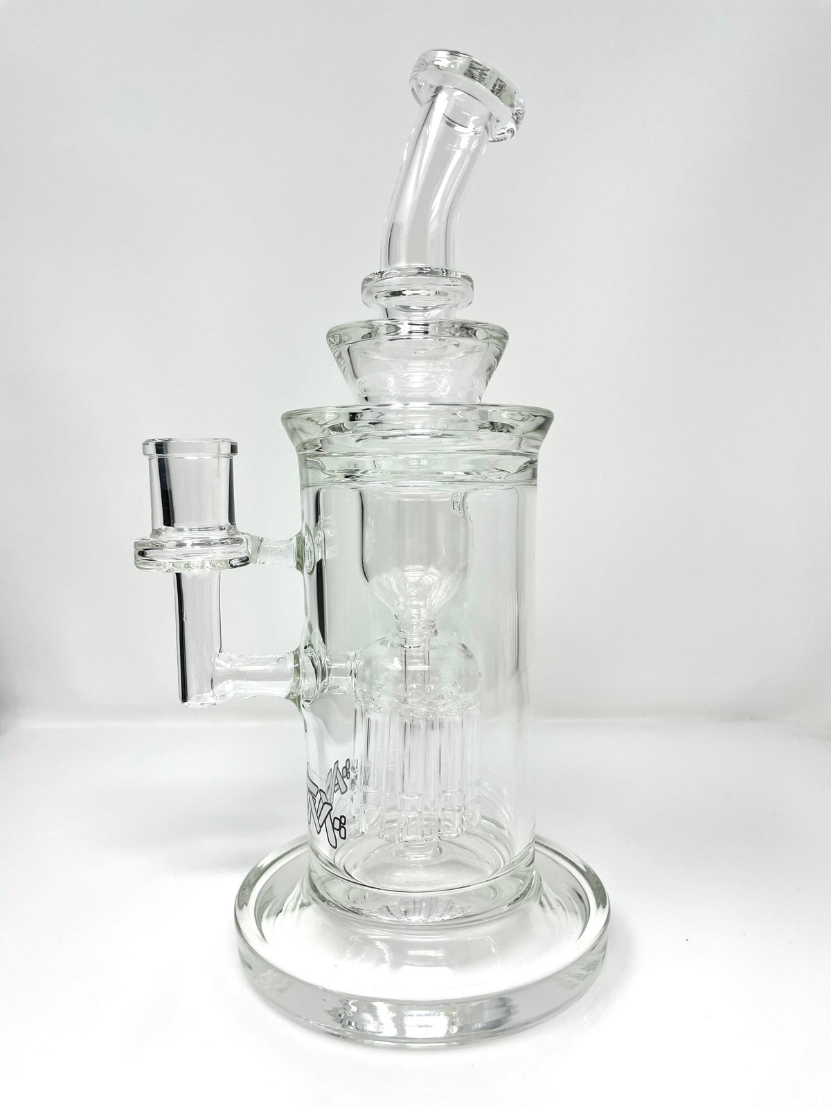 10" Power Station Clear Glass Incycler Dab Rig