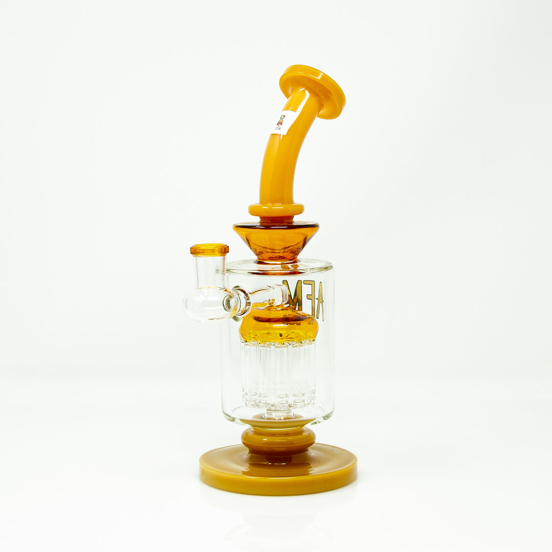 9" AFM Flex Double Color Arm Glass Dab Rig | AFM Smoke
