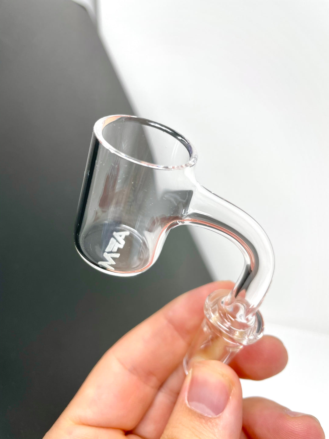AFM Full Weld Thick Bottom Quartz Dab Banger – 2 mm Walls, 25 mm Bucket Nail for Concentrates | AFM Smoke