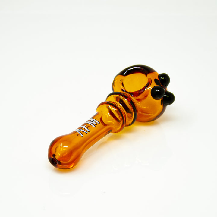 4.5" AFM Double Halo Colored Borosilicate Glass Hand Pipe | AFM Smoke