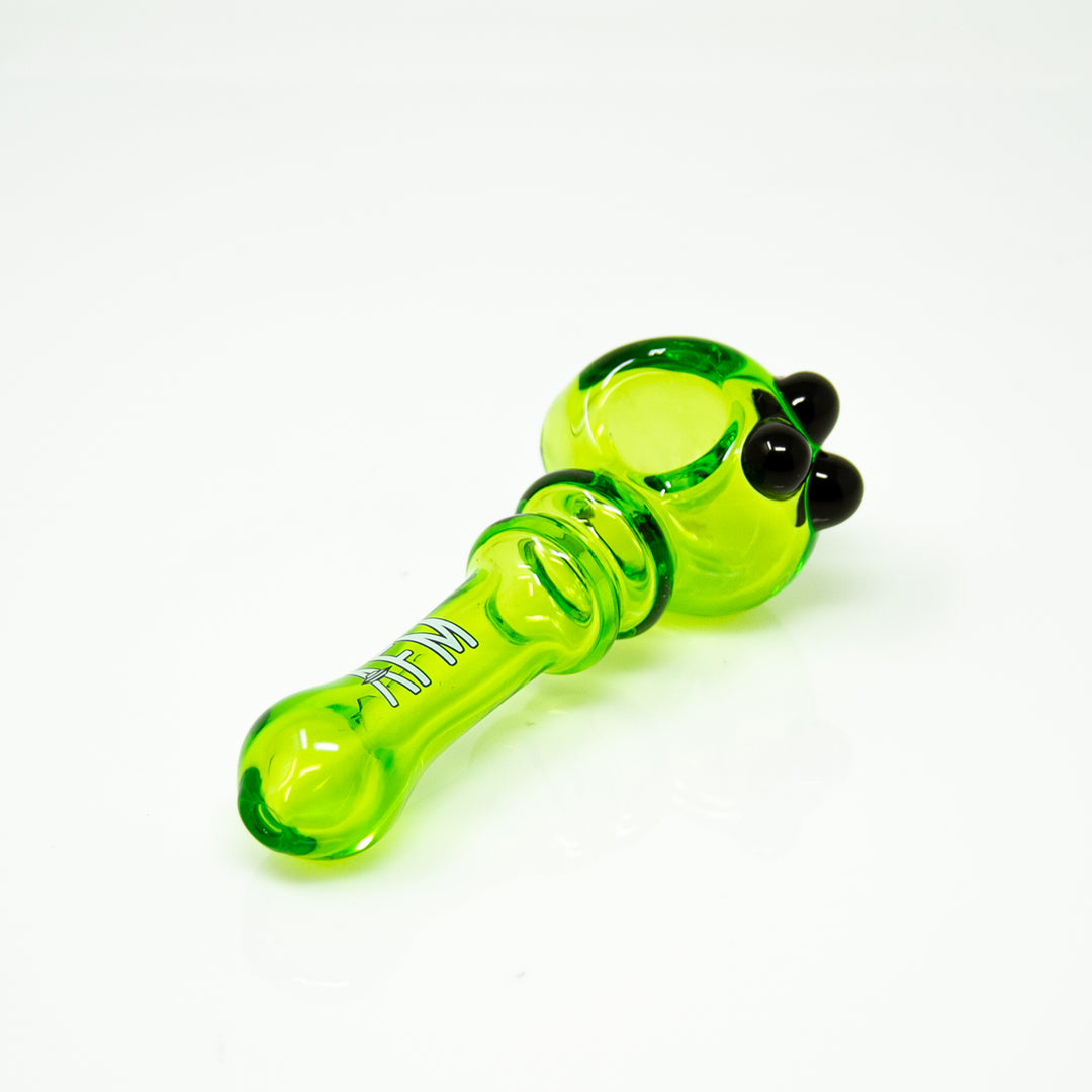 4.5" AFM Double Halo Colored Borosilicate Glass Hand Pipe | AFM Smoke