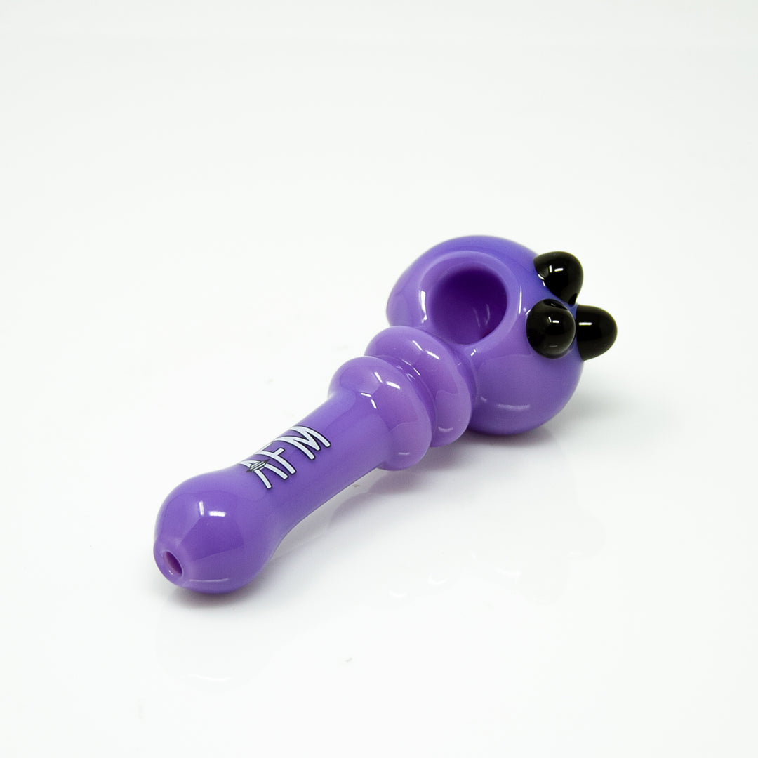 4.5" AFM Double Halo Colored Borosilicate Glass Hand Pipe | AFM Smoke