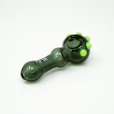 4" AFM Spikey Color Glass Hand Pipe