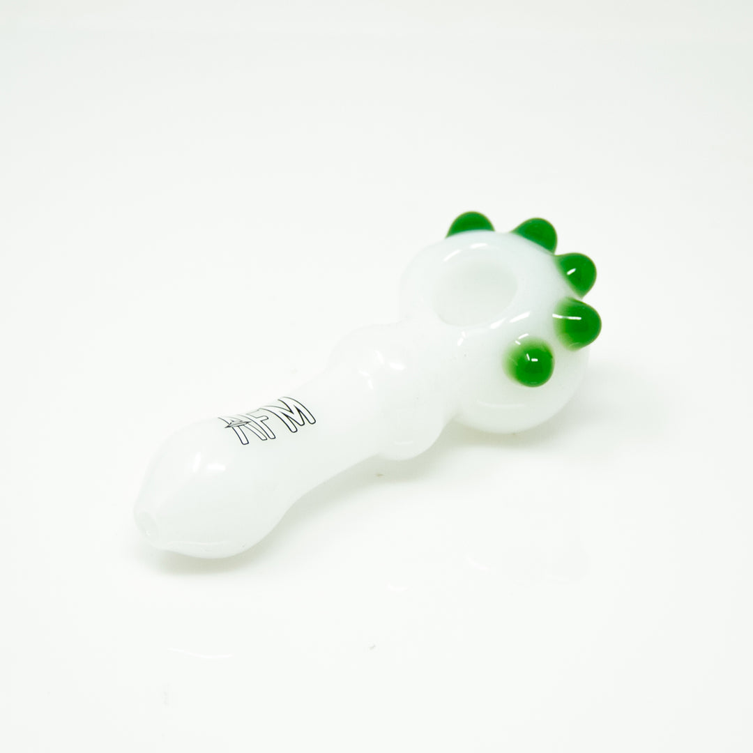 4" AFM Spikey Colored Borosilicate Glass Hand Pipe | AFM Smoke
