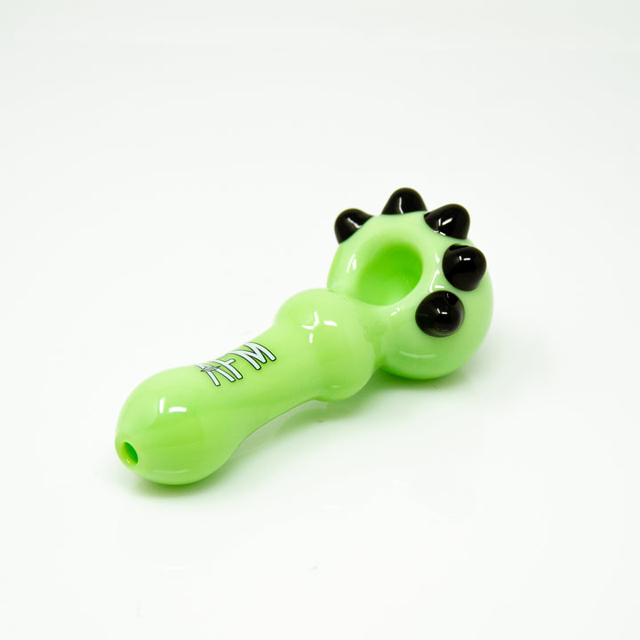 4" AFM Spikey Colored Borosilicate Glass Hand Pipe | AFM Smoke