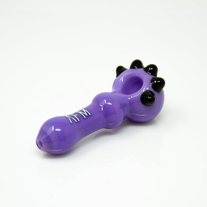 4" AFM Spikey Colored Borosilicate Glass Hand Pipe | AFM Smoke