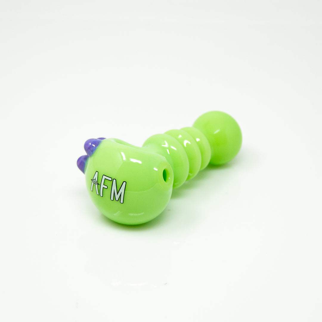 4" AFM Three Point Colored Borosilicate Glass Hand Pipe | AFM Smoke