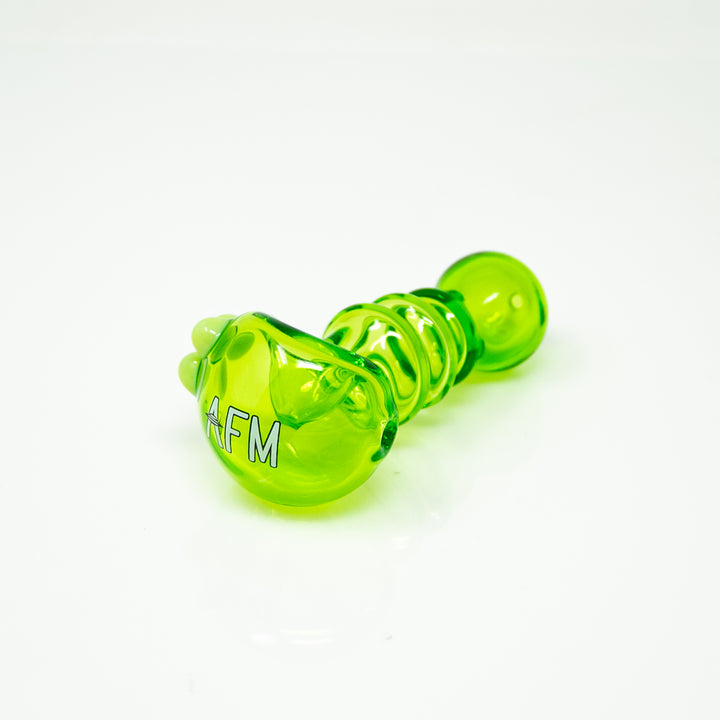 4" AFM Three Point Colored Borosilicate Glass Hand Pipe | AFM Smoke