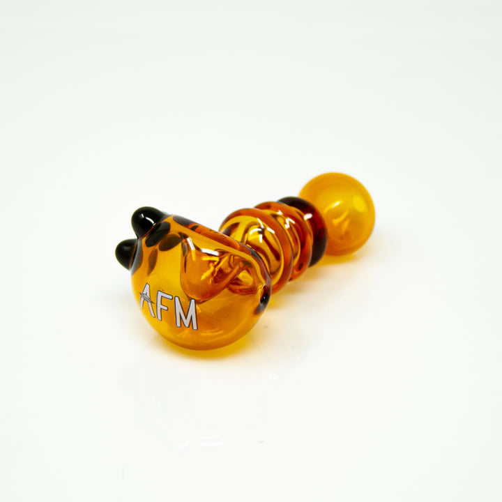 4" AFM Three Point Colored Borosilicate Glass Hand Pipe | AFM Smoke