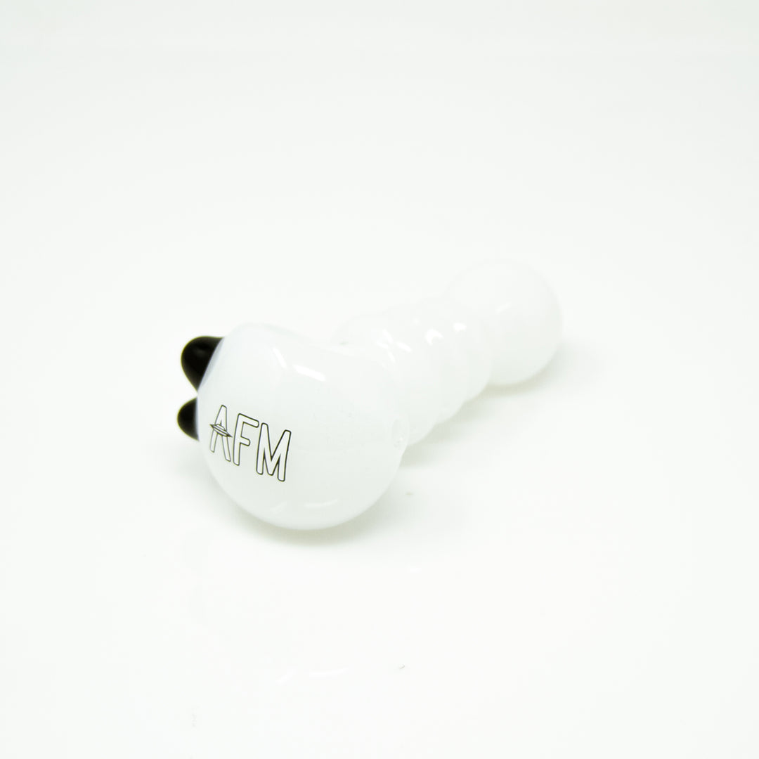 4" AFM Three Point Colored Borosilicate Glass Hand Pipe