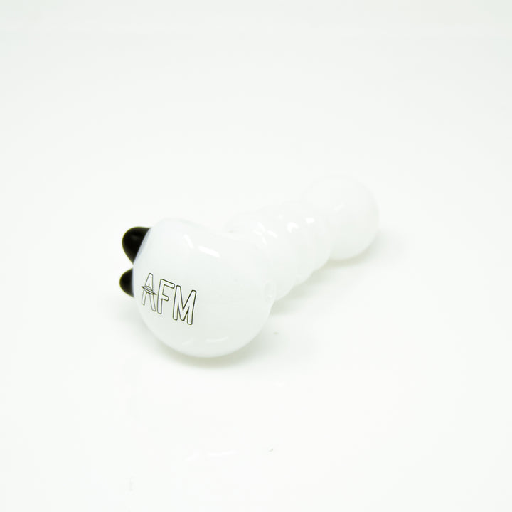 4" AFM Three Point Colored Borosilicate Glass Hand Pipe