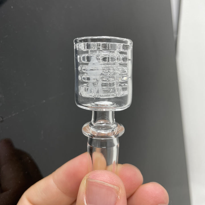 AFM Diamond Wide Quartz Dabber – 3mm Thick, 25mm Bucket Dab Nail for Concentrates | AFM Smoke