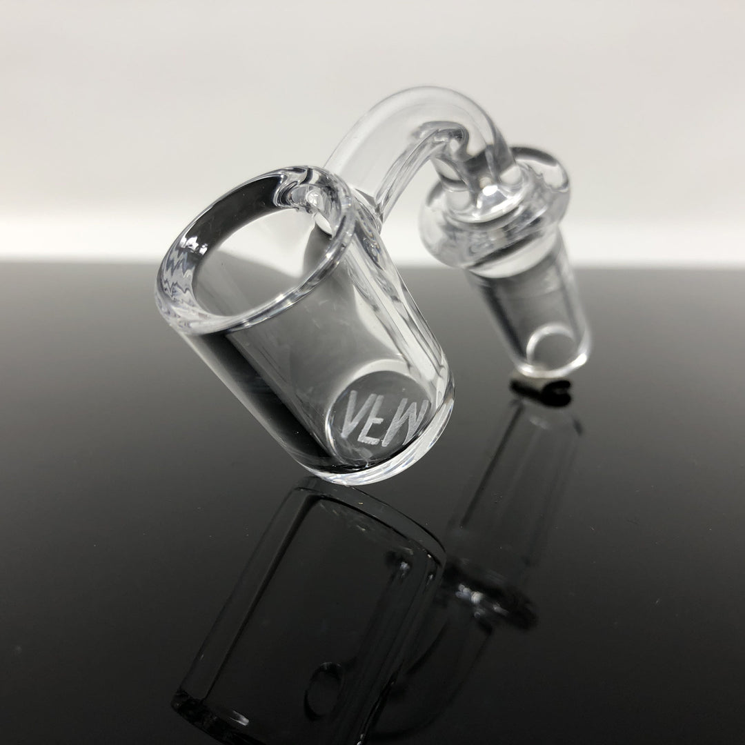 AFM Beveled Edge Quartz Dab Banger – 3 mm Thick, 20 mm Bucket | AFM Smoke
