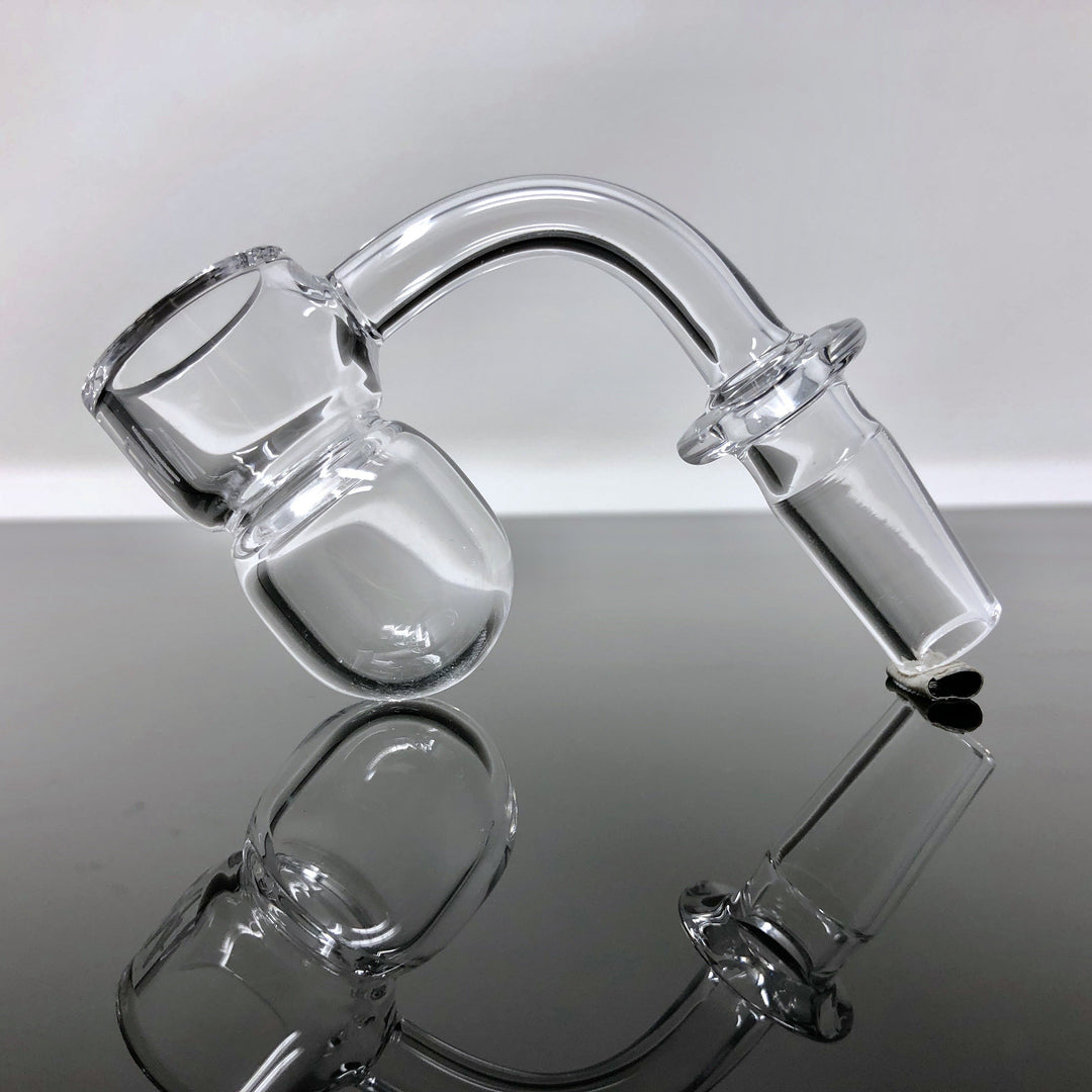 AFM Splash Guard Round Bottom Quartz Dab Banger – 3 mm Thick, 25 mm Bucket | AFM Smoke