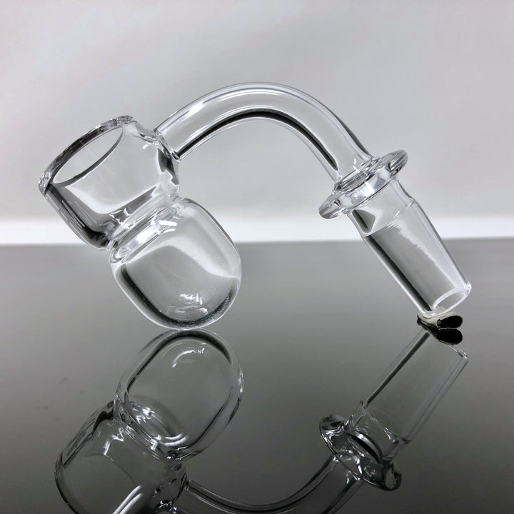 AFM Splash Guard Round Bottom Quartz Dab Banger – 3 mm Thick, 25 mm Bucket | AFM Smoke