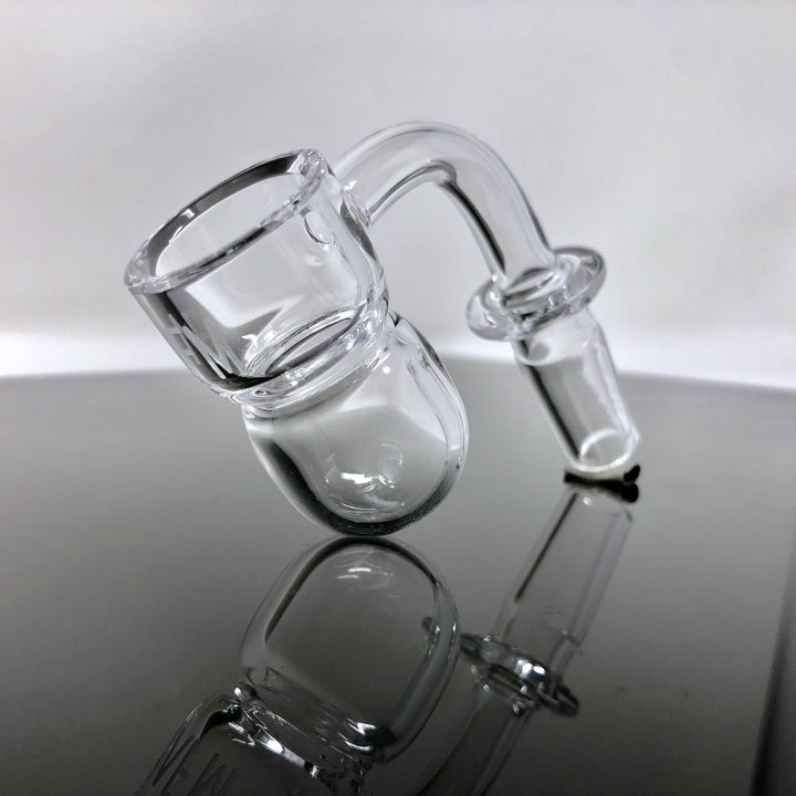 AFM Splash Guard Round Bottom Quartz Dab Banger – 3 mm Thick, 25 mm Bucket | AFM Smoke
