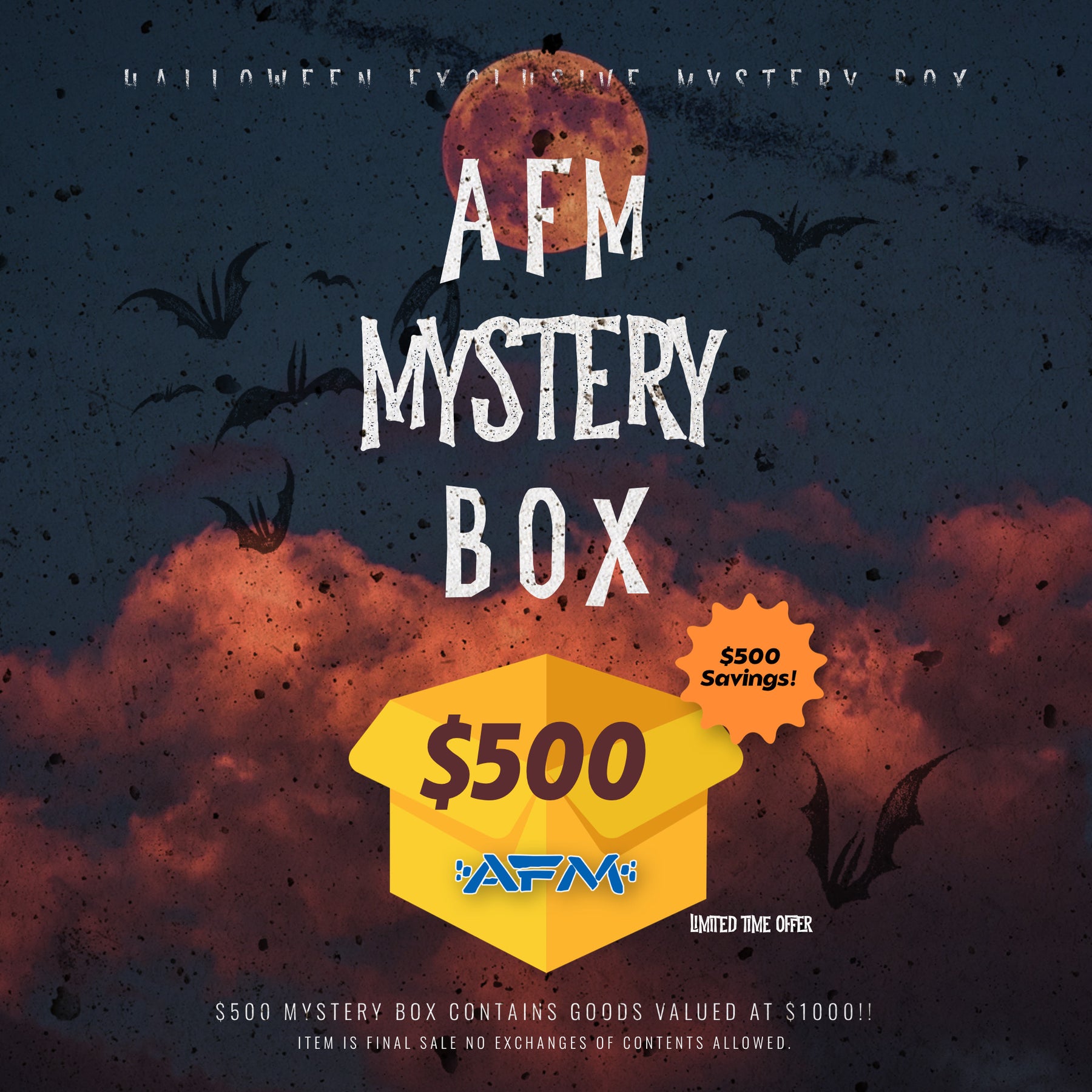 $500 Halloween Mystery Box