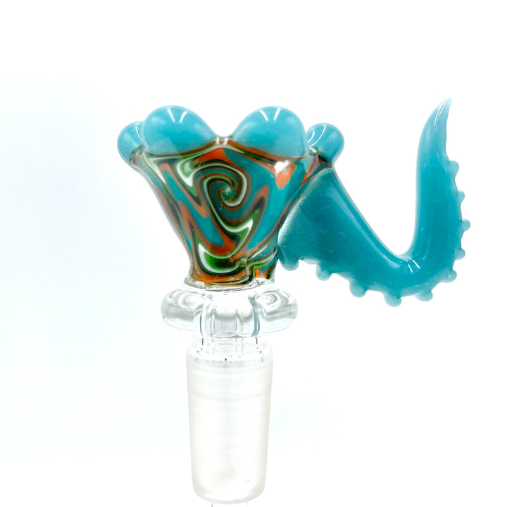 AFM Lucky Goat Rasta Orb Glass Bowl