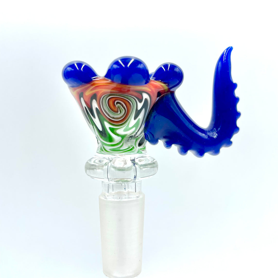 AFM Lucky Goat Rasta Orb Glass Bowl