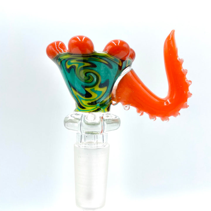 AFM Lucky Goat Rasta Orb Glass Bowl