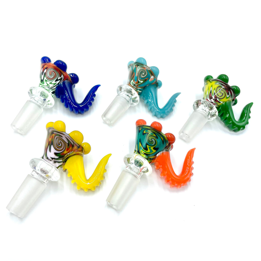 AFM Lucky Goat Rasta Orb Glass Bowl