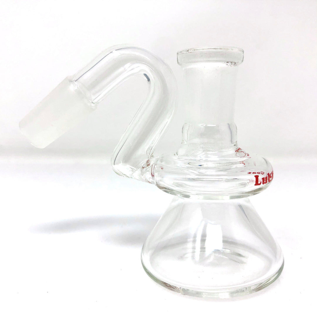 AFM Lucky Goat Clear Glass 3″ Dry Ash Catcher 14mm Male/ 18mm Male | AFM Smoke