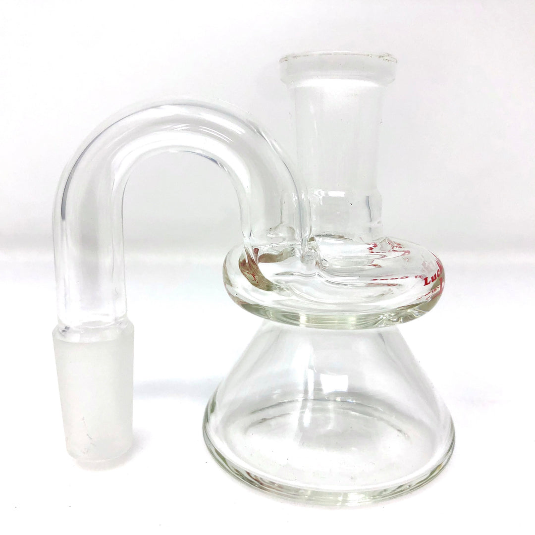 AFM Lucky Goat Clear Glass 3″ Dry Ash Catcher 14mm Male/ 18mm Male | AFM Smoke