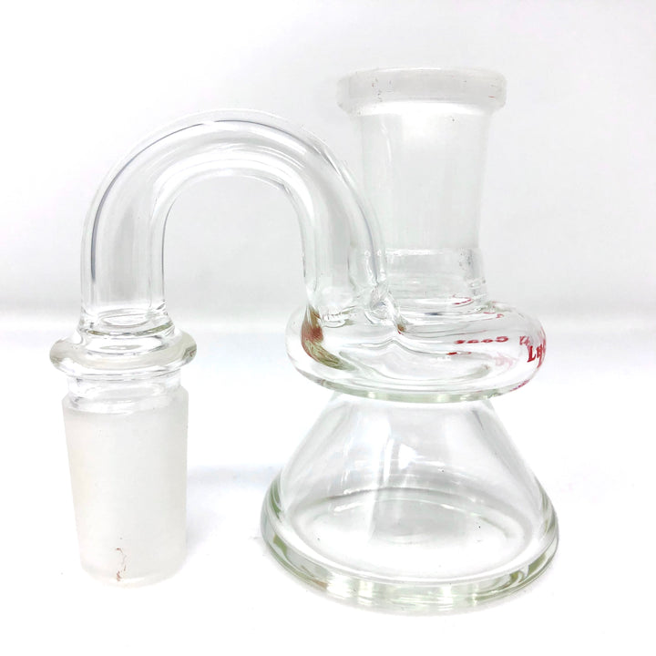 AFM Lucky Goat Clear Glass 3″ Dry Ash Catcher 14mm Male/ 18mm Male | AFM Smoke
