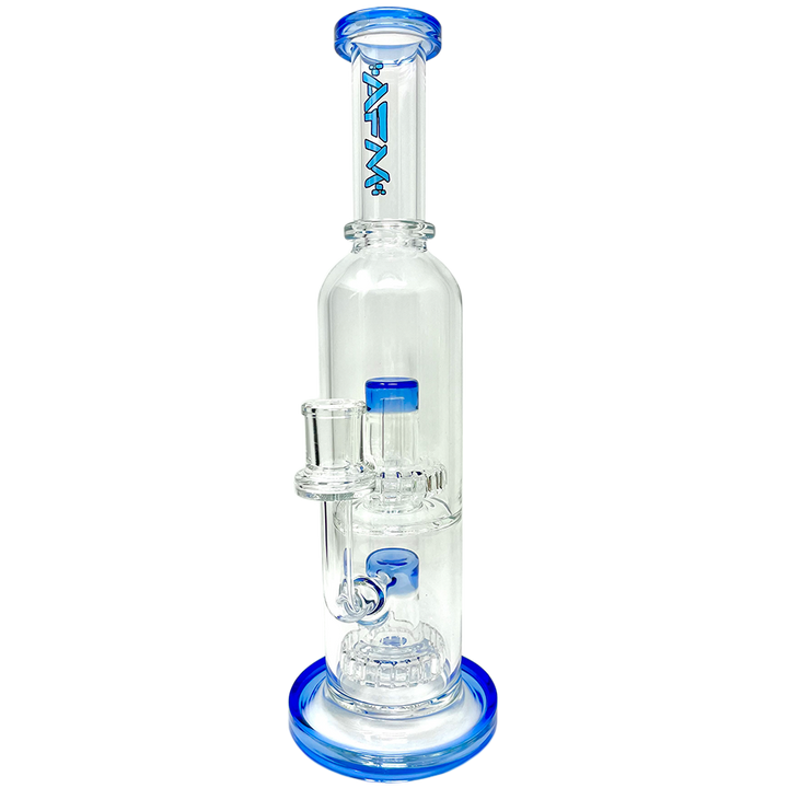 12-Inch AFM Glass Commander Double UFO Perc Glass Rig — Scientific Borosilicate