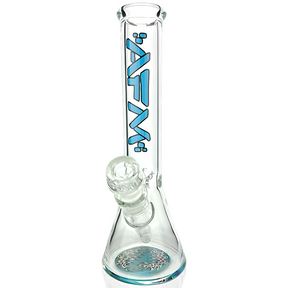 10" Rasta Clear Glass Mini Beaker Bong
