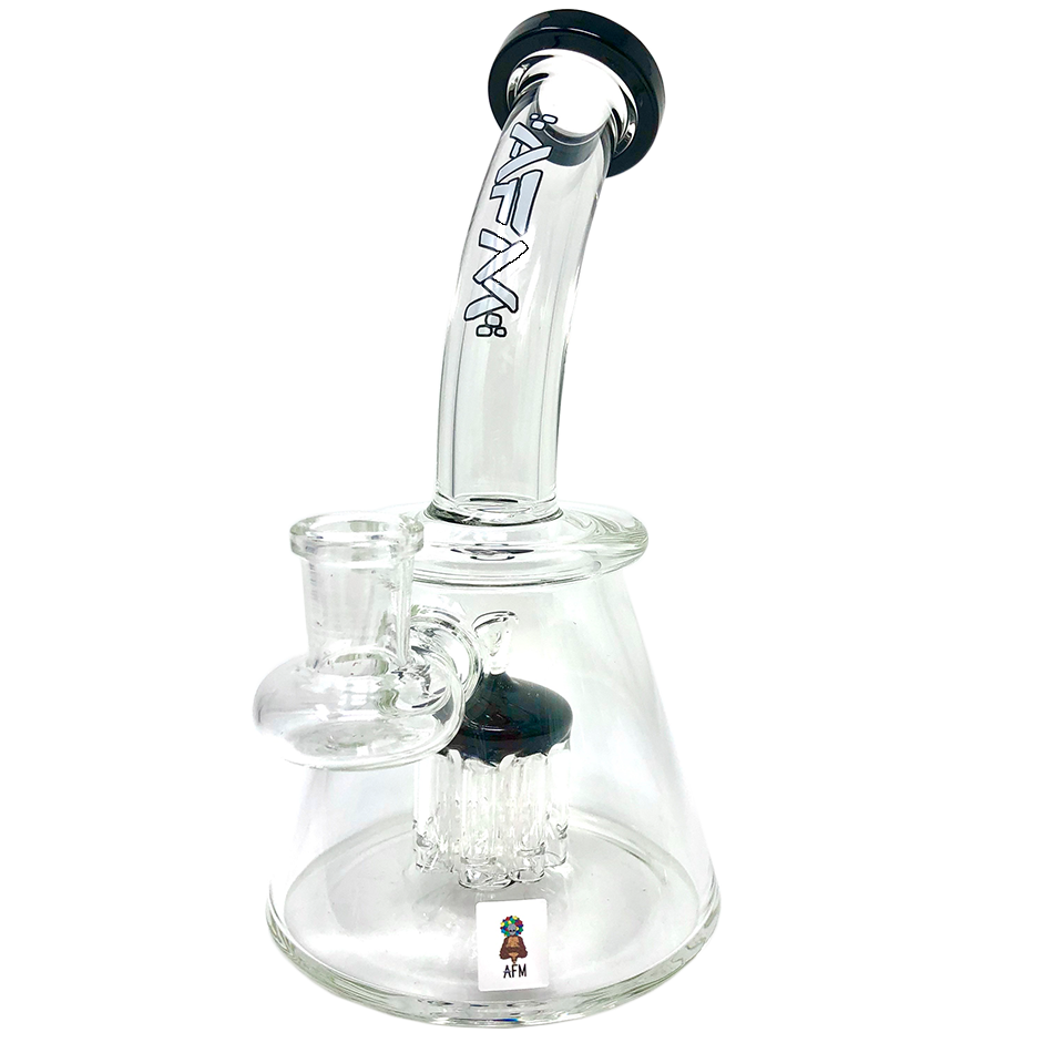 7" AFM Pyramid Glass Mini Dab Rig | AFM Smoke
