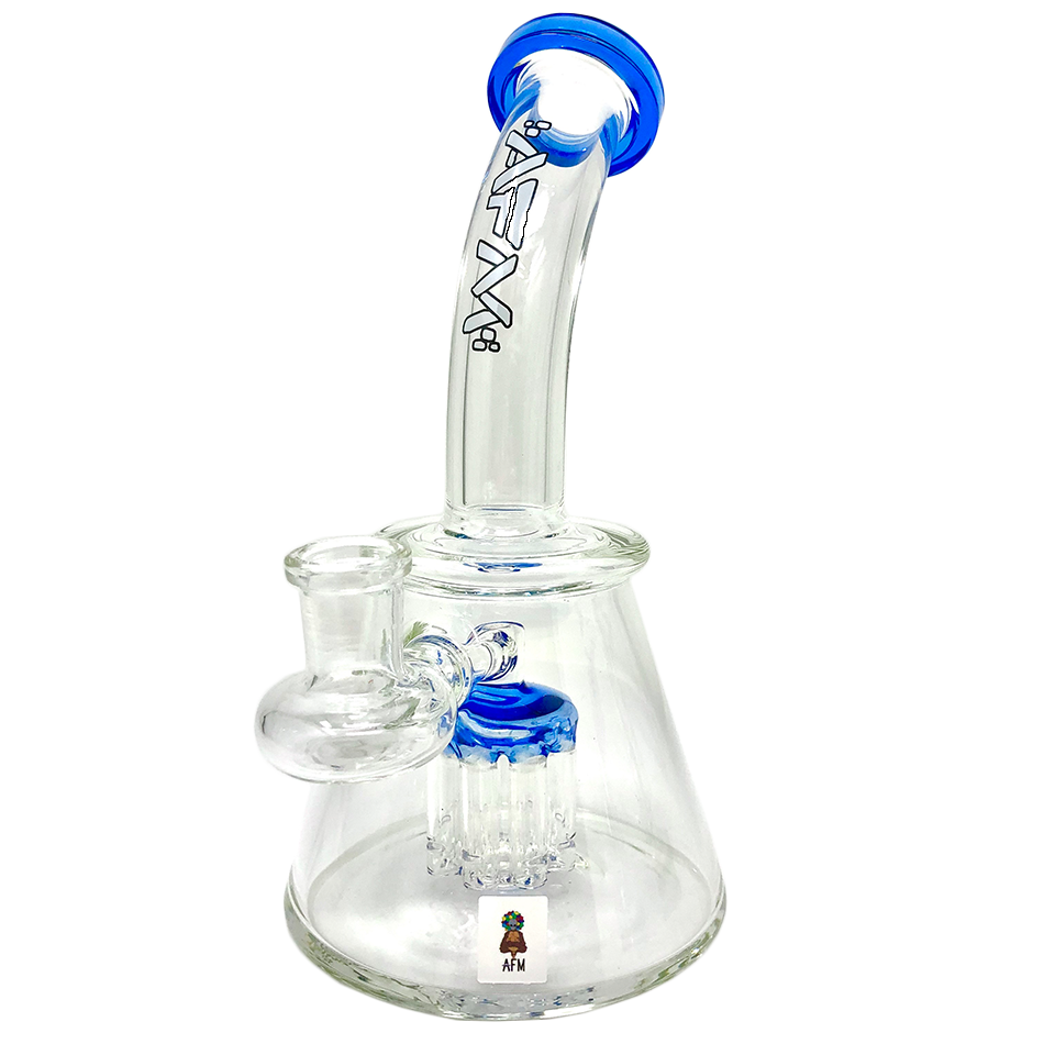 7" AFM Pyramid Glass Mini Dab Rig | AFM Smoke