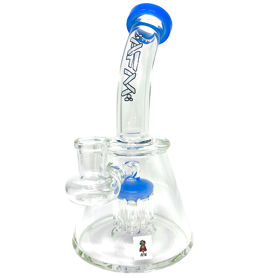 7" AFM Pyramid Glass Mini Dab Rig | AFM Smoke