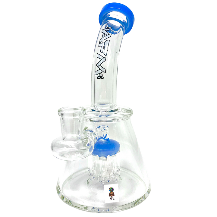 7" AFM Pyramid Glass Mini Dab Rig | AFM Smoke