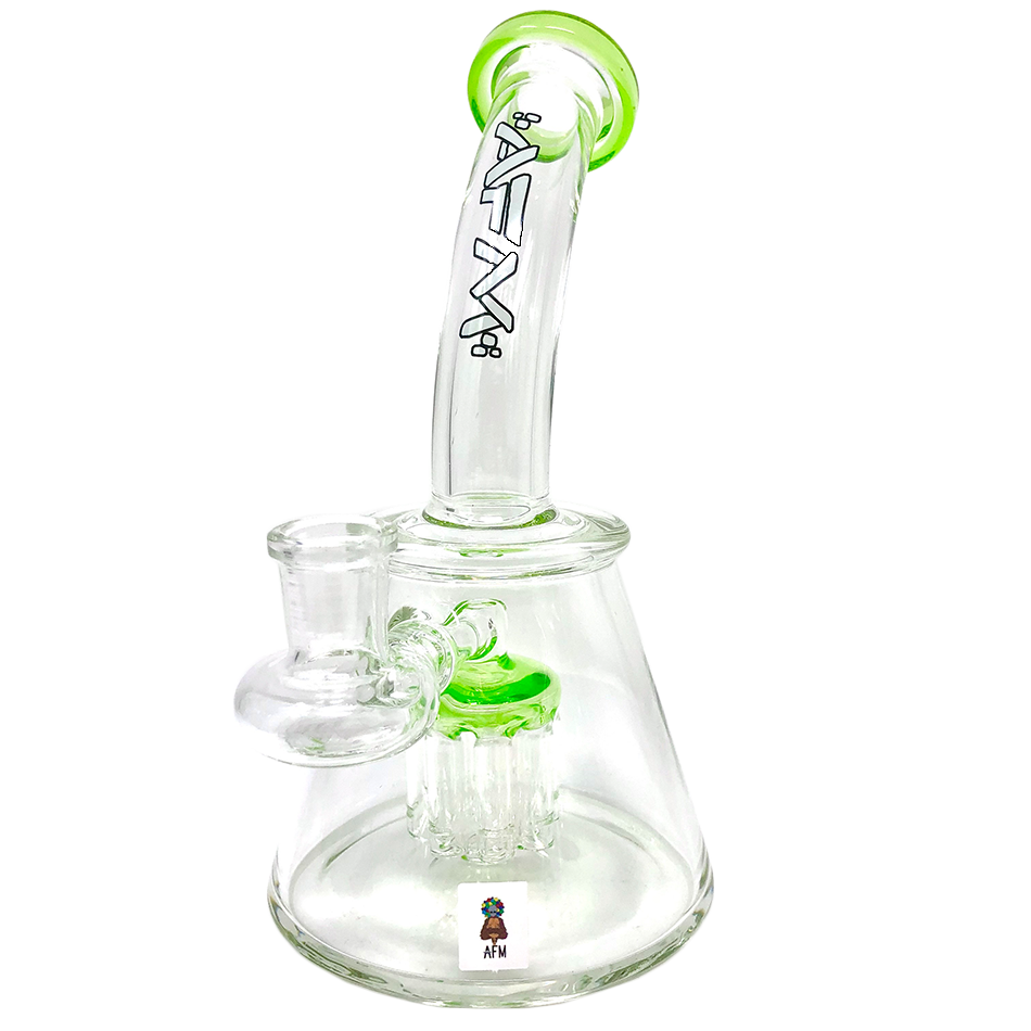 7" AFM Pyramid Glass Mini Dab Rig | AFM Smoke