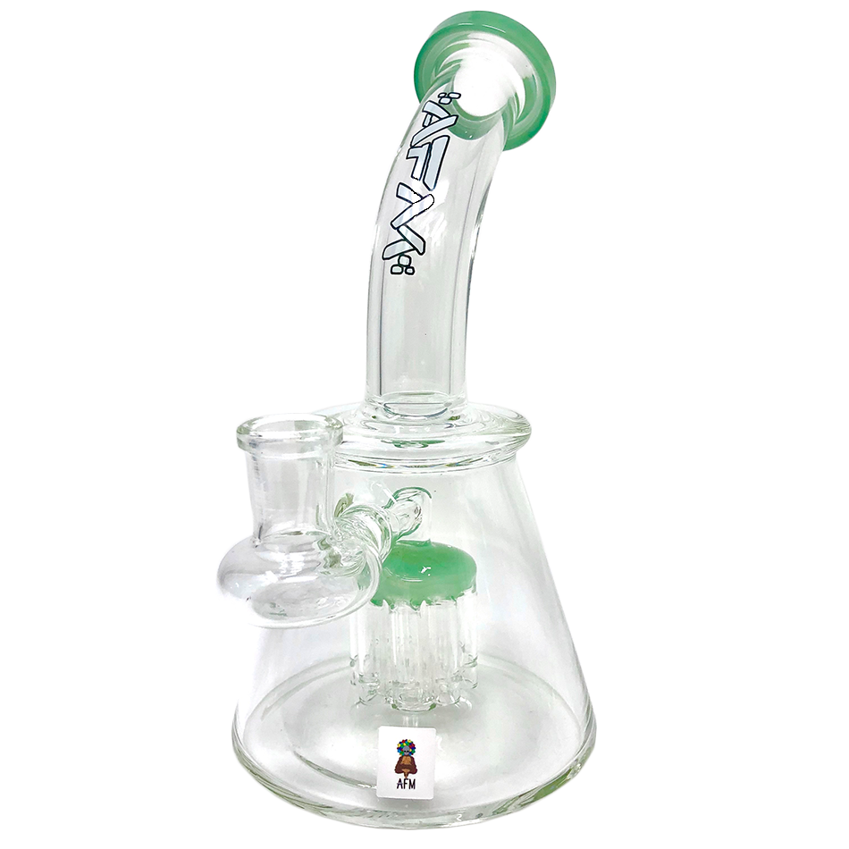 7" AFM Pyramid Glass Mini Dab Rig | AFM Smoke