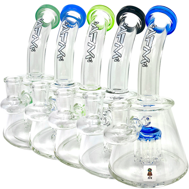 7" AFM Pyramid Glass Mini Dab Rig | AFM Smoke