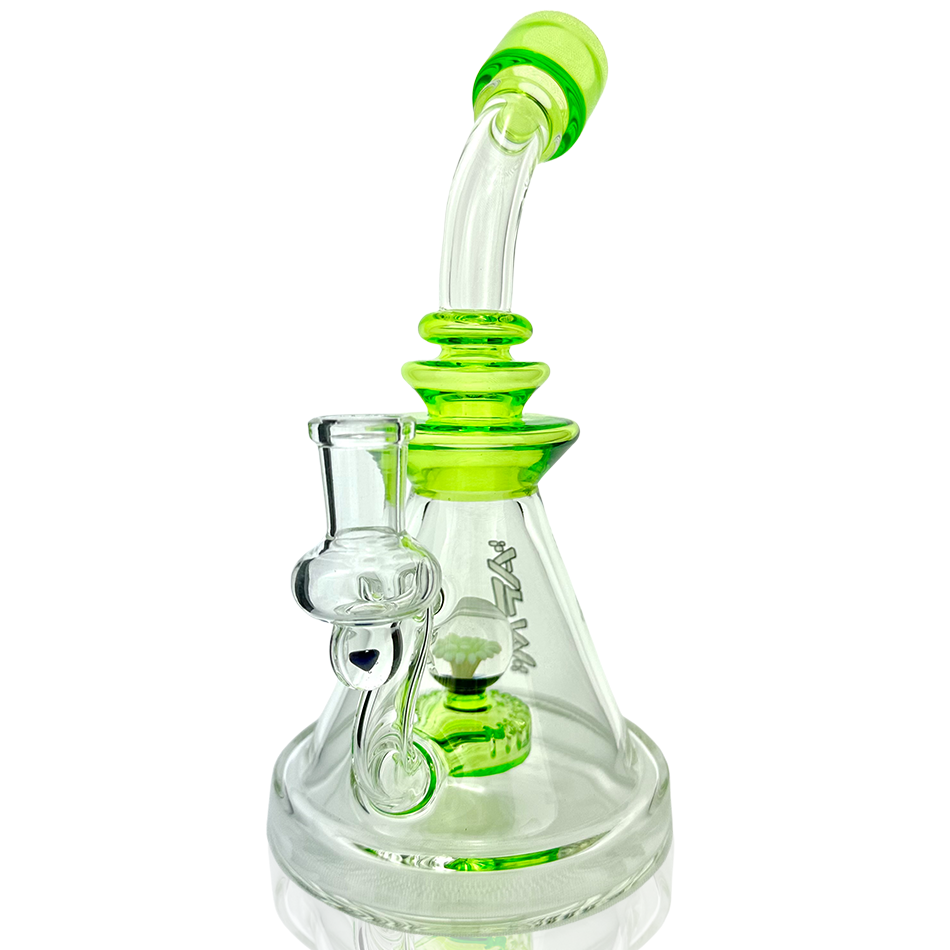 9" Opal Stone Color Glass Dab Rig