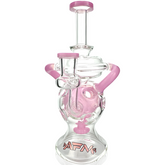 9" AFM Swiss Color Glass Recycler Dab Rig