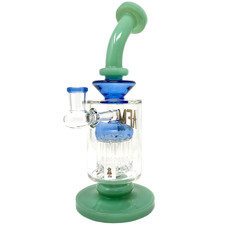 9" AFM Flex Double Color Arm Glass Dab Rig