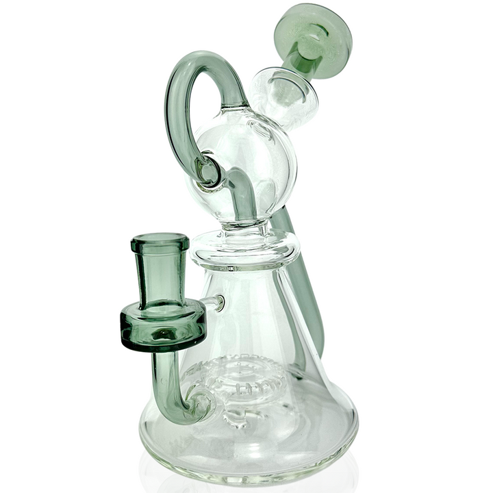 8" AFM Unicorn Glass Recycler Dab Rig