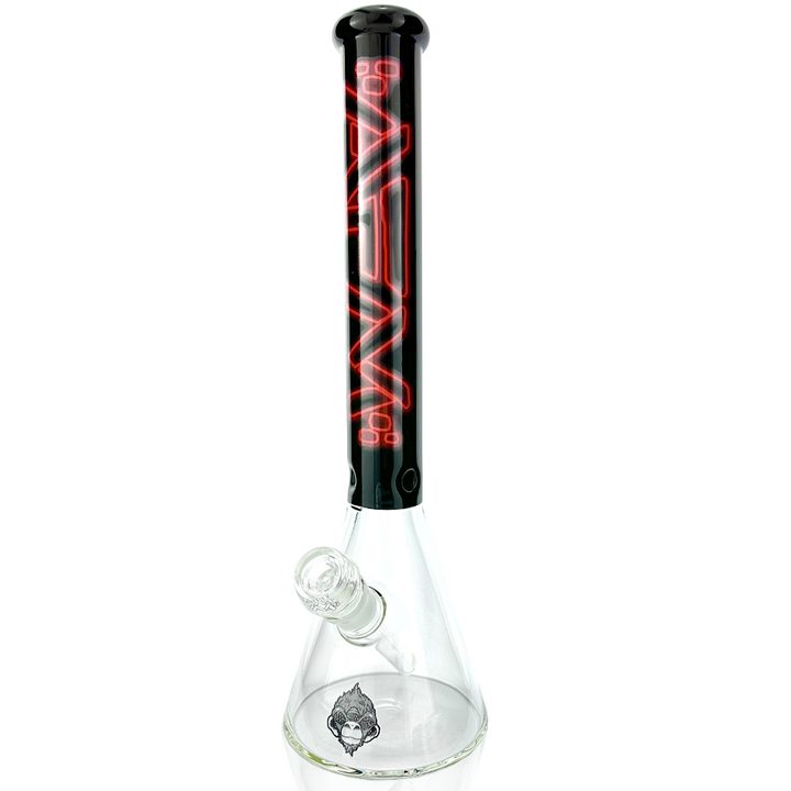 16″ AFM Neon Lights Glass Beaker Bong | AFM Smoke