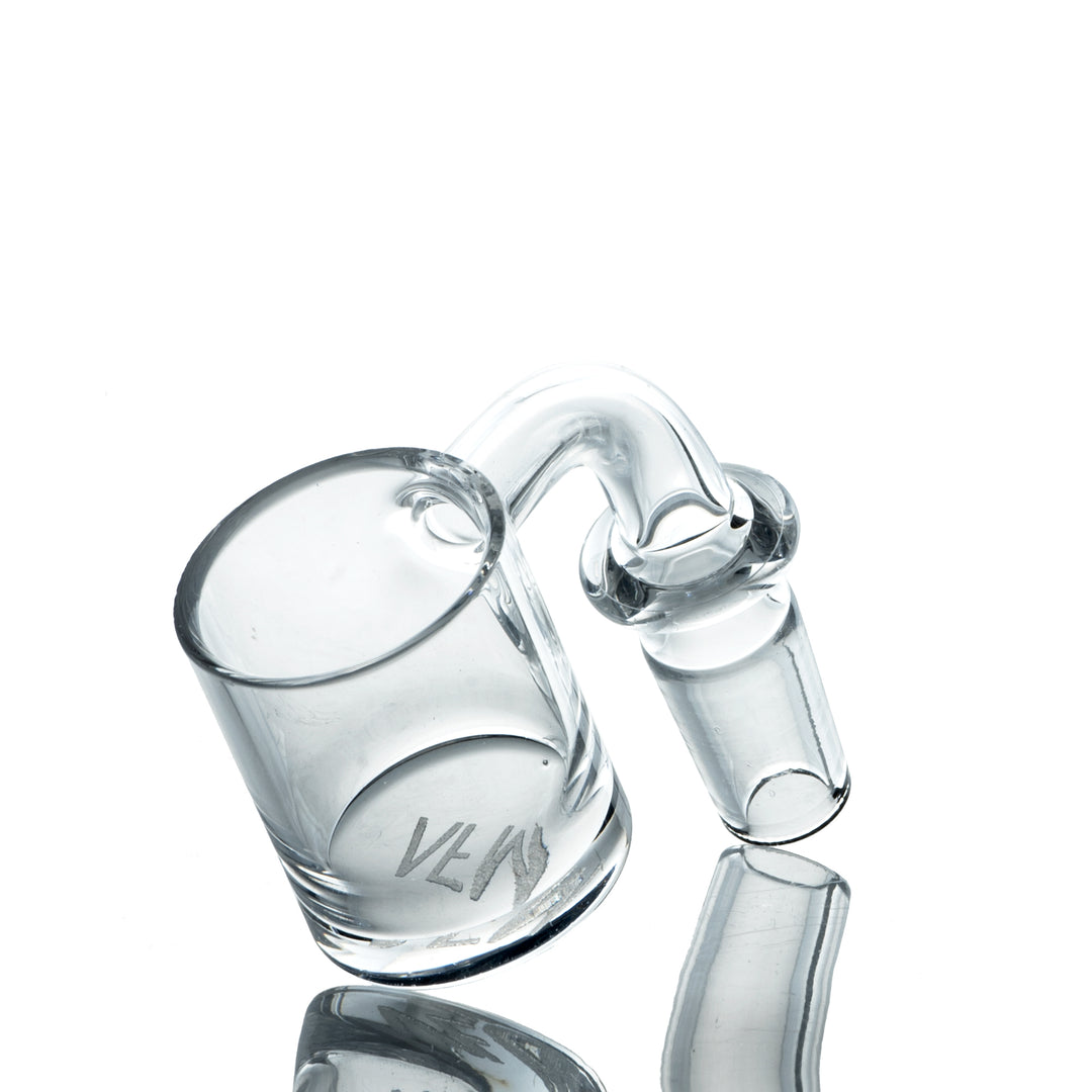 AFM Thick Bottom Quartz Dab Banger – 2 mm Thick, 28 mm Bucket