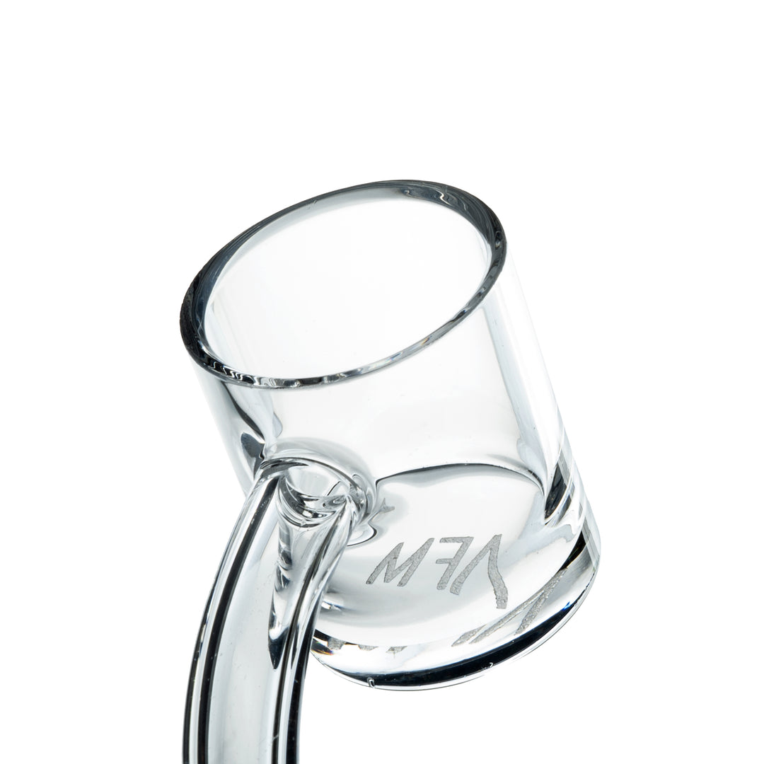 AFM Thick Bottom Quartz Dab Banger – 2 mm Thick, 28 mm Bucket