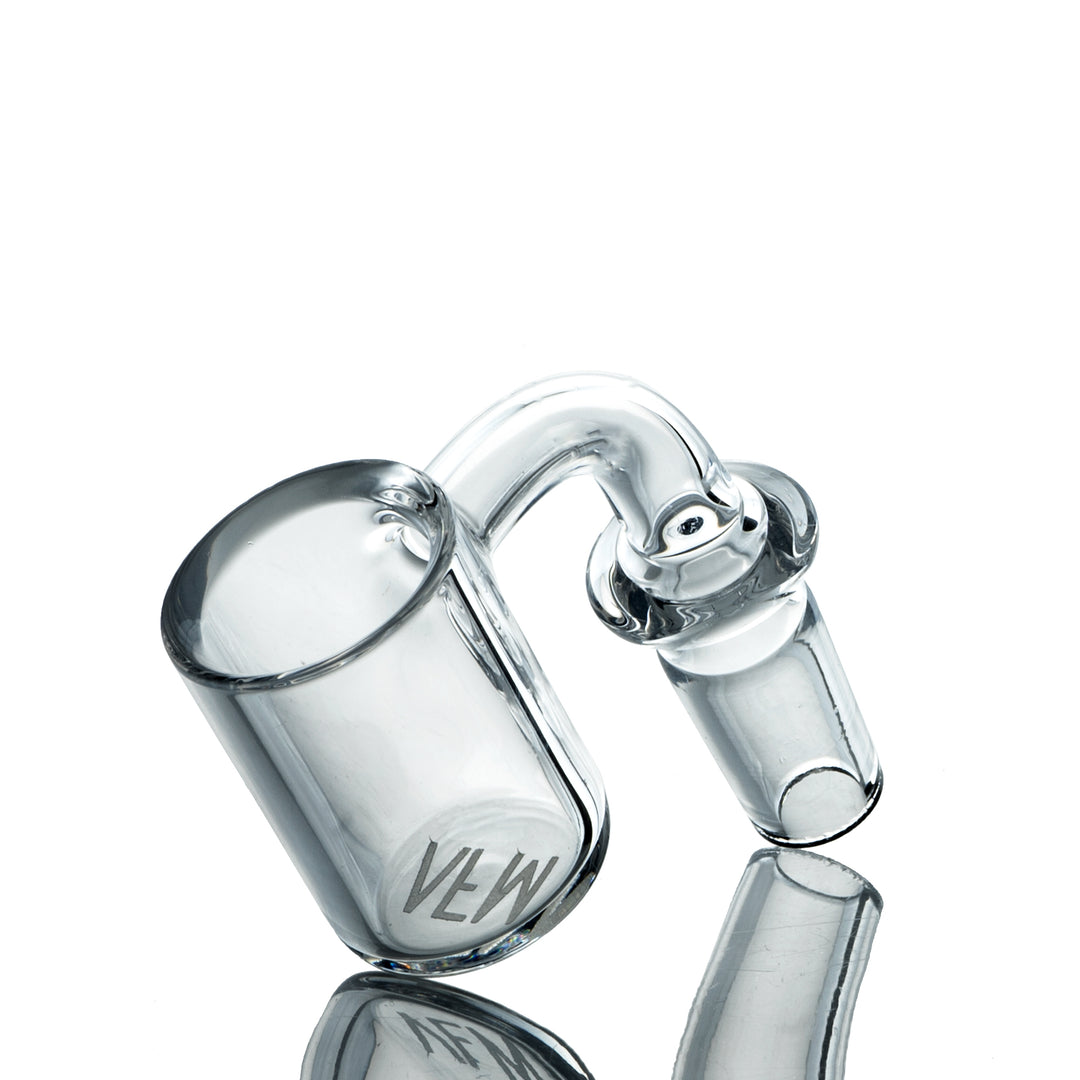 AFM Beveled Edge Quartz Dab Banger – 3 mm Thick, 25 mm Bucket | AFM Smoke